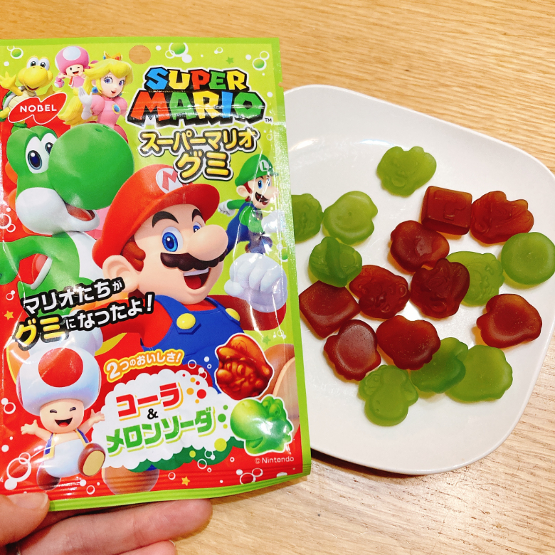 ーパーマリオグミ　コーラ＆メロンソーダ　開封